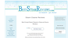 Desktop Screenshot of best-steam-reviews.com